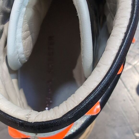 Sophia Webster Riko High Top Leather Sneakers Size 7/37.5 Glitter Multicolor - Picture 11 of 11